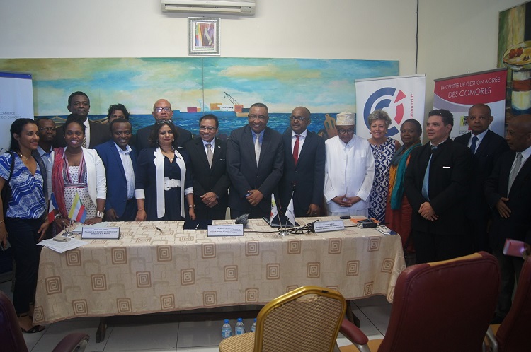 Signature de convention entre UCCIA/CCI Réunion / Mise en place de deux écoles pour renforcer le développement économique